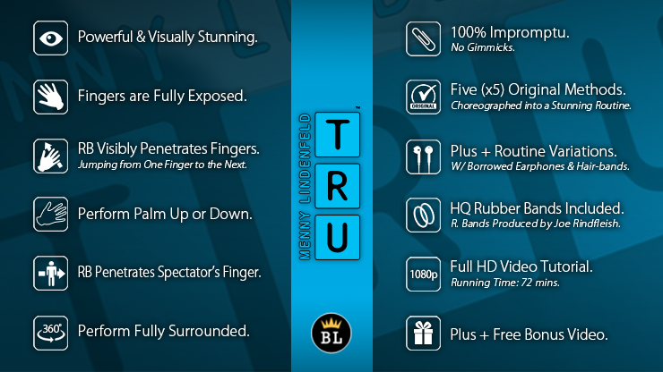TRU by Menny Lindenfeld - Trick MagicWorld Magic Shop