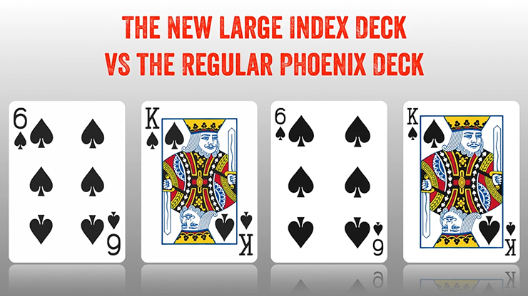Phoenix Deck Large Index (Blue)... MagicWorld Magic Shop