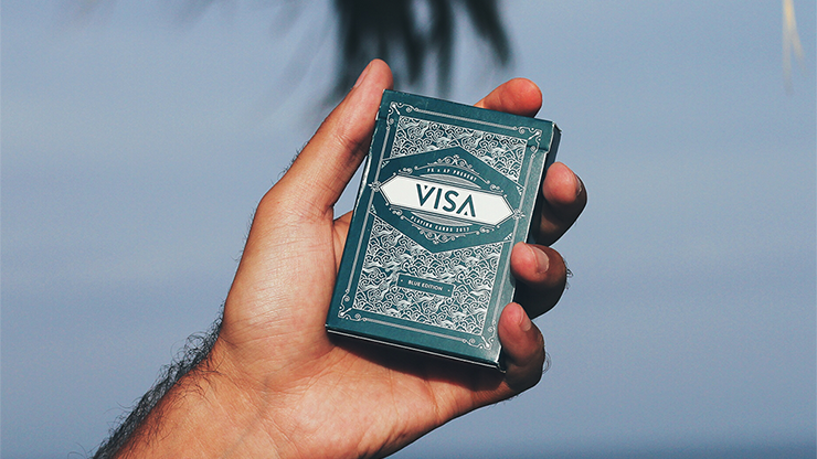 Visa Blue Playing Cards by Patrick... MagicWorld Magic Shop