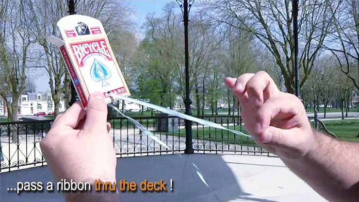 Card on Ribbon by Mickael Chatelain... MagicWorld Magic Shop