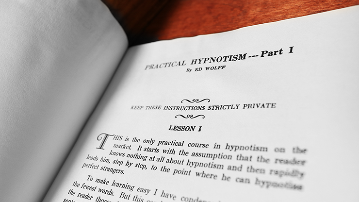 Practical Hypnotism by Ed Wolff... MagicWorld Magic Shop