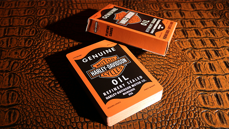 Harley Davidson Oil Playing Cards... MagicWorld Magic Shop