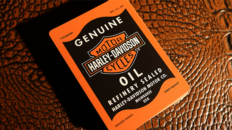 Harley Davidson Oil Playing Cards... MagicWorld Magic Shop