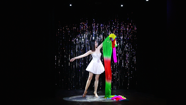 Rainbow Silk Fountain Streamer... MagicWorld Magic Shop