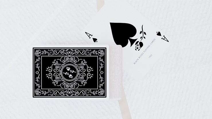 Black Roses Playing Cards MagicWorld Magic Shop