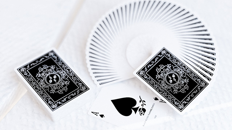 Black Roses Playing Cards MagicWorld Magic Shop
