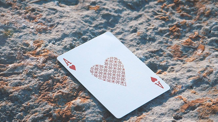 White Flower Playing Cards MagicWorld Magic Shop