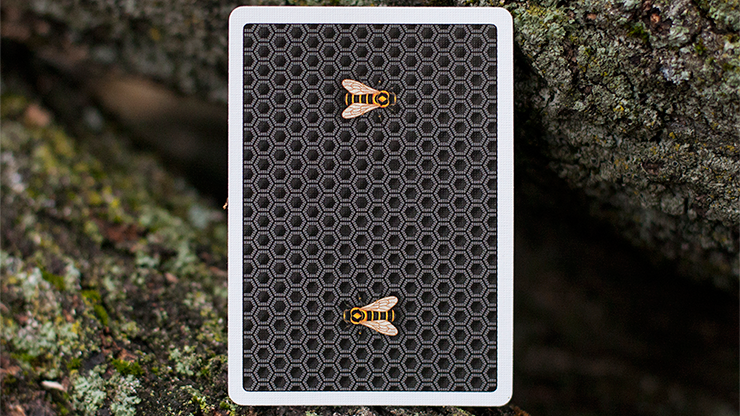 Honeybee V2 Playing Cards (Black) MagicWorld Magic Shop