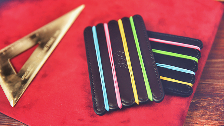 Rubber Band Leather Board (Black)... MagicWorld Magic Shop