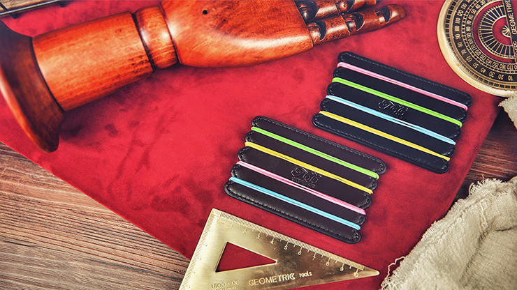 Rubber Band Leather Board (Black)... MagicWorld Magic Shop