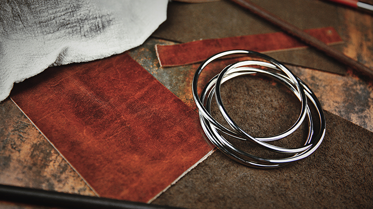 4" Linking Rings (Chrome) by TCC... MagicWorld Magic Shop