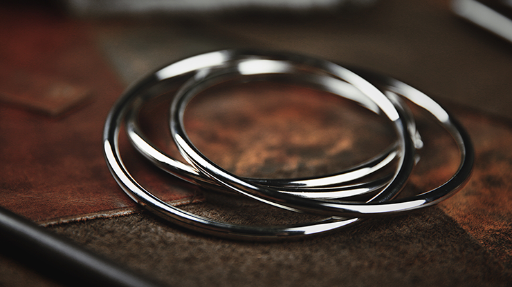 4" Linking Rings (Chrome) by TCC... MagicWorld Magic Shop