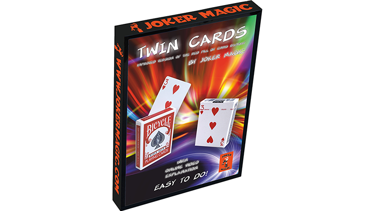 Twin Cards by Joker Magic - Trick MagicWorld Magic Shop