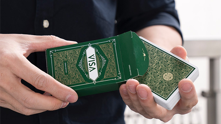 Green VISA Playing Cards by Patrick... MagicWorld Magic Shop
