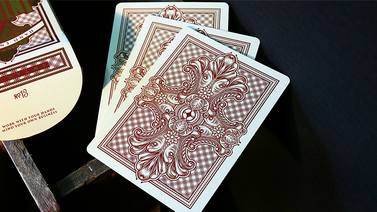 Intaglio Red Playing Cards by Jackson... MagicWorld Magic Shop