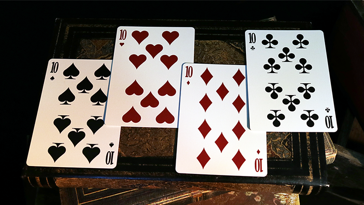 Intaglio Red Playing Cards by Jackson... MagicWorld Magic Shop
