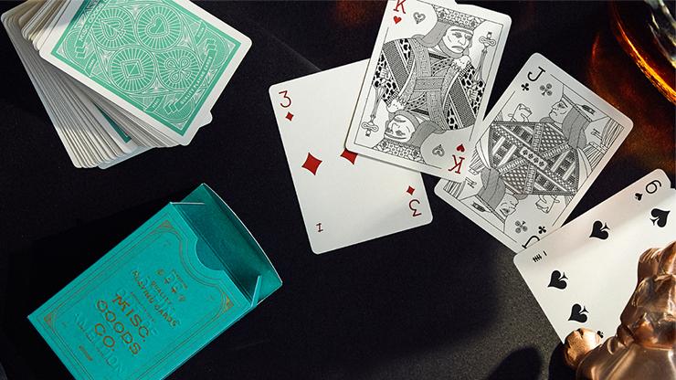 The MGCO Green Playing Cards MagicWorld Magic Shop