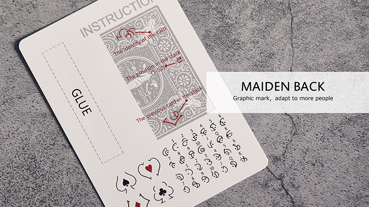 Bicycle Maiden Marked Playing Cards... MagicWorld Magic Shop