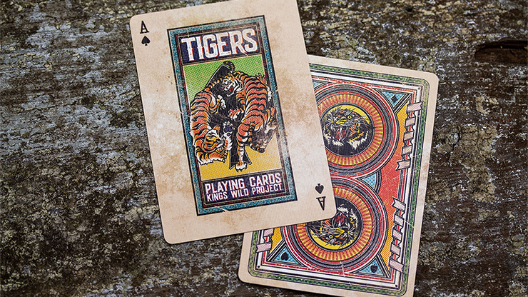 Kings Wild Tigers Playing Cards... MagicWorld Magic Shop