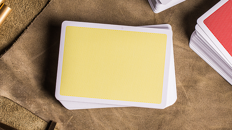 Steel Playing Cards (Yellow) by... MagicWorld Magic Shop