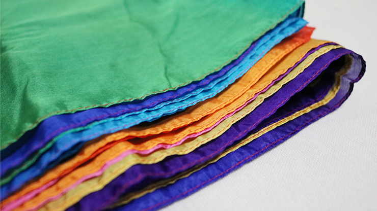 Multicolored Silk Streamer 9 inch... MagicWorld Magic Shop