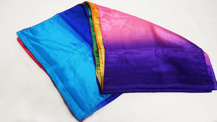 Multicolored Silk Streamer 12 inch... MagicWorld Magic Shop