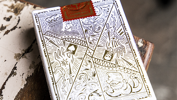 White Gold Edition Playing Cards... MagicWorld Magic Shop