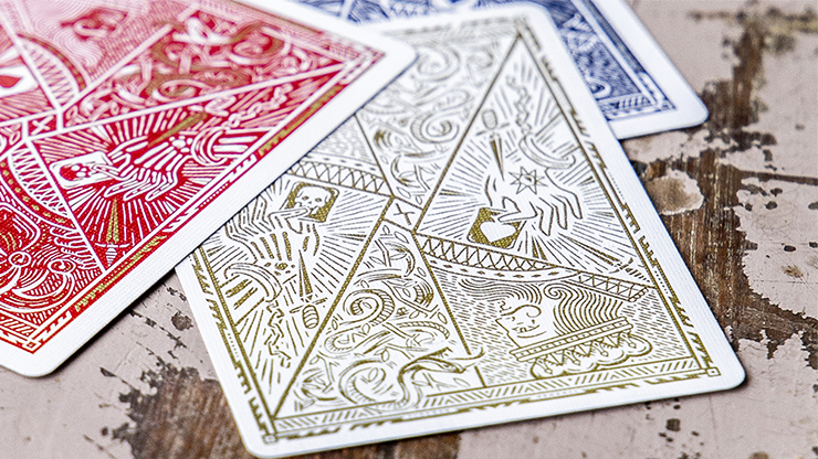 White Gold Edition Playing Cards... MagicWorld Magic Shop