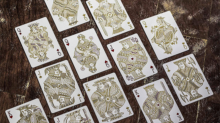 White Gold Edition Playing Cards... MagicWorld Magic Shop