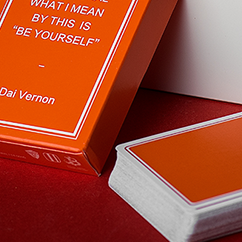Magic Notebook Deck - Limited Edition (Orange) by The Bocopo Playing Card Company
