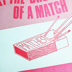 At the Drop of a Match by Ken De Courcy - Book