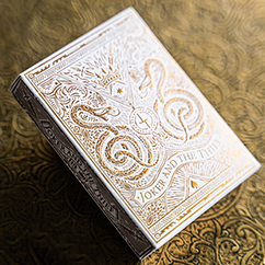 White Gold Edition V3 Playing Cards by Joker and the Thief