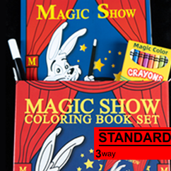 MAGIC SHOW Coloring Book STANDARD SET (3 way) by Murphy