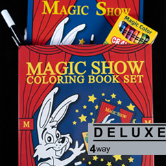 MAGIC SHOW Coloring Book DELUXE SET (4 way) by Murphy