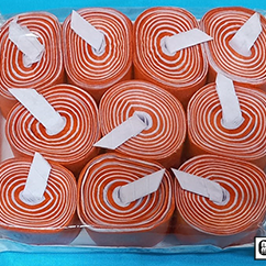 Mouth Coil 60ft/10ct (Orange/White) by Mr. Magic
