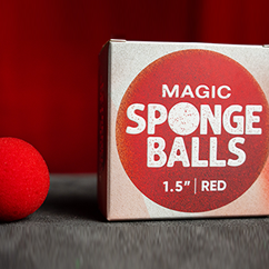 Magic Sponge Balls 4PK RED 1.5" by Murphy