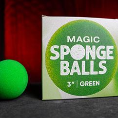 Magic Sponge Balls 4PK GREEN 3" by Murphy