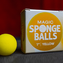 Magic Sponge Balls 4PK YELLOW 1" by Murphy