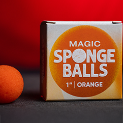 Magic Sponge Balls 4PK ORANGE 1" by Murphy