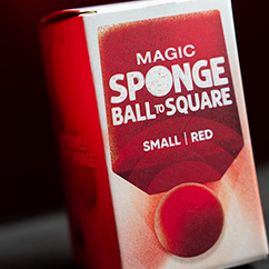 Magic Sponge Ball to Square RED by Murphy