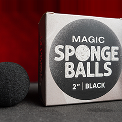 Magic Sponge Balls 50PK BLACK 2" by Murphy