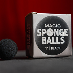Magic Sponge Balls 50PK BLACK 1" by Murphy
