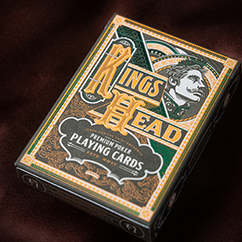 Kings Head (Green & Yellow) Playing Cards  by Joker and the Thief