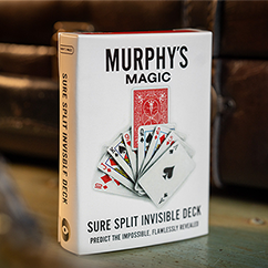 SURE SPLIT Invisible Deck Bicycle (Red) by Murphy