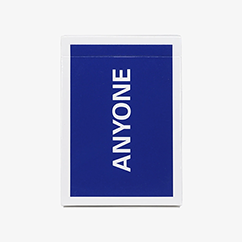 Cap Logo (Navy) ANYONE Playing Cards