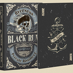 Black Rum Playing Cards