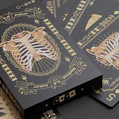 Medical Poker (Black) Playing Cards