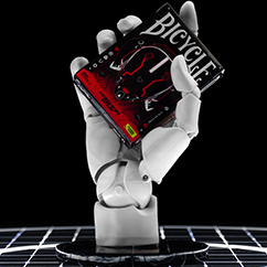 Bicycle Machine56 R-TYPE/2 Black Playing Cards by RunIt Decks