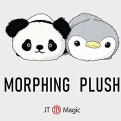 Morphing Plush (Panda to Penguin Grey) by Jackie Zhao and JT Magic