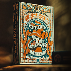 Gunslingers Poker (Blue) Playing Cards